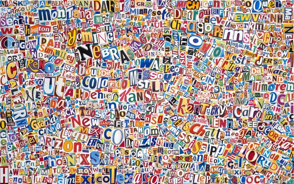 Map of the United States 2016
