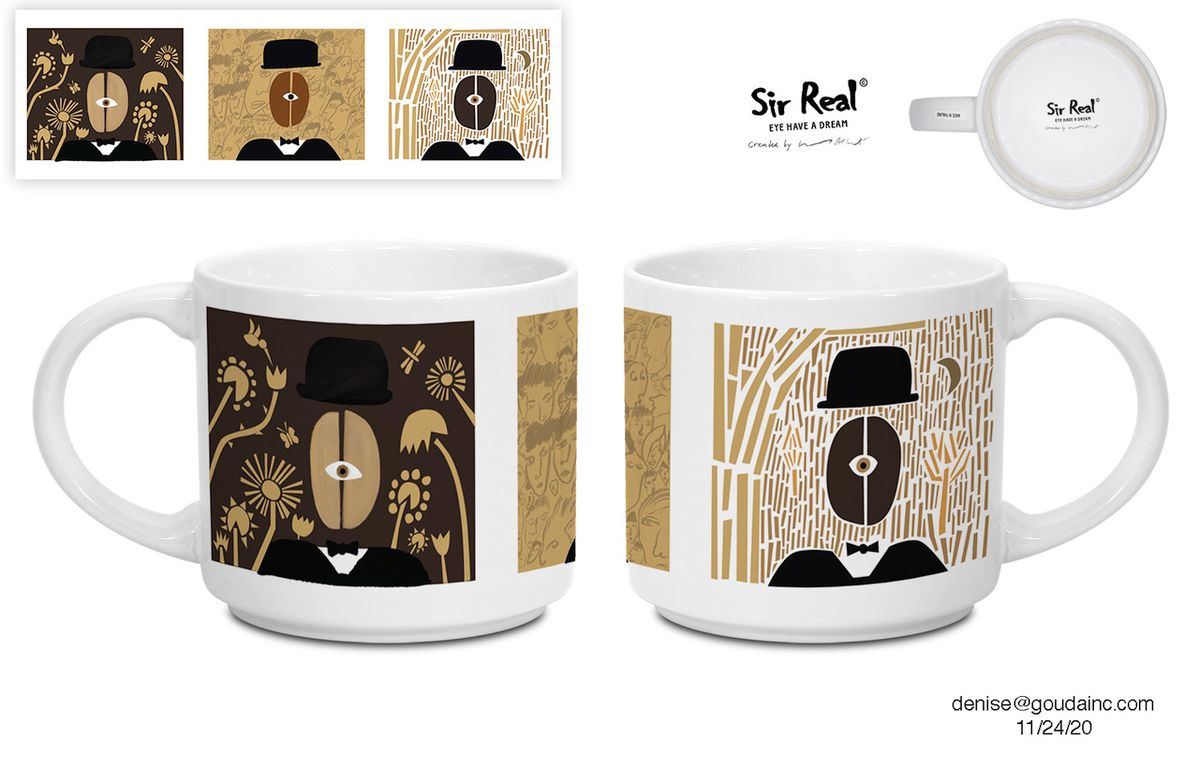 Sir Real coffee mugs