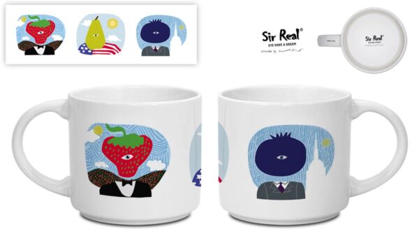 Sir Real Mugs Jam characters