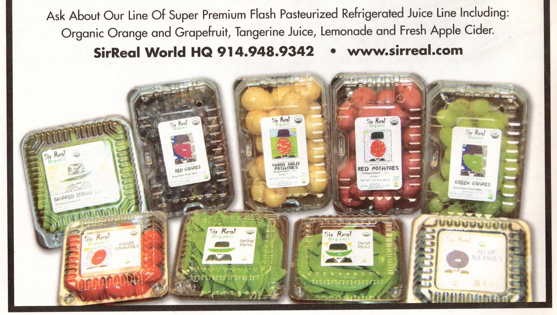 Sir Real produce items circa 2008